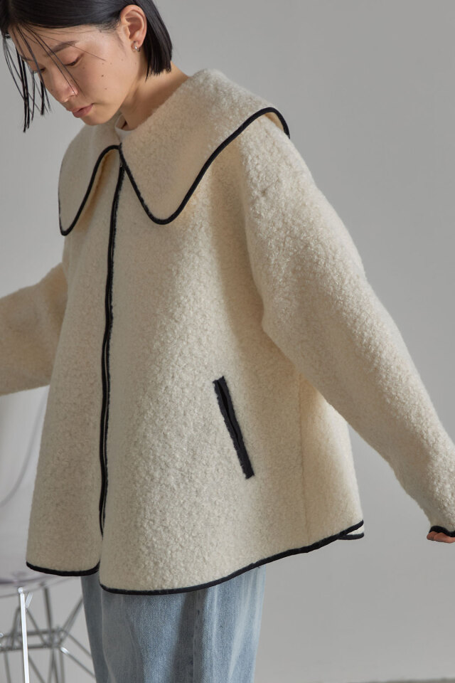 ループブークレビッグカラーコート※一部店舗のみ入荷