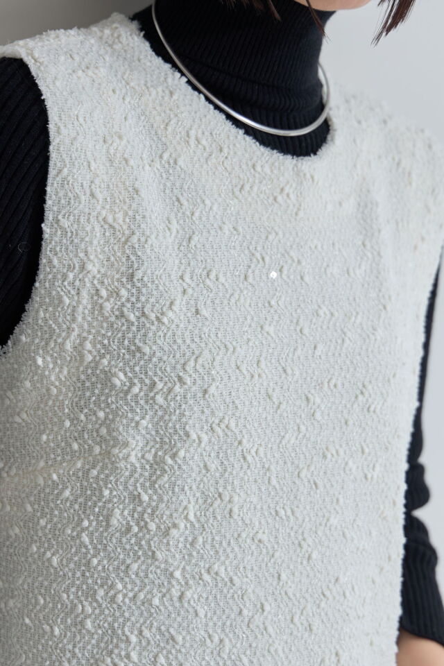 ツイードノースリーブワンピース※一部店舗のみ入荷