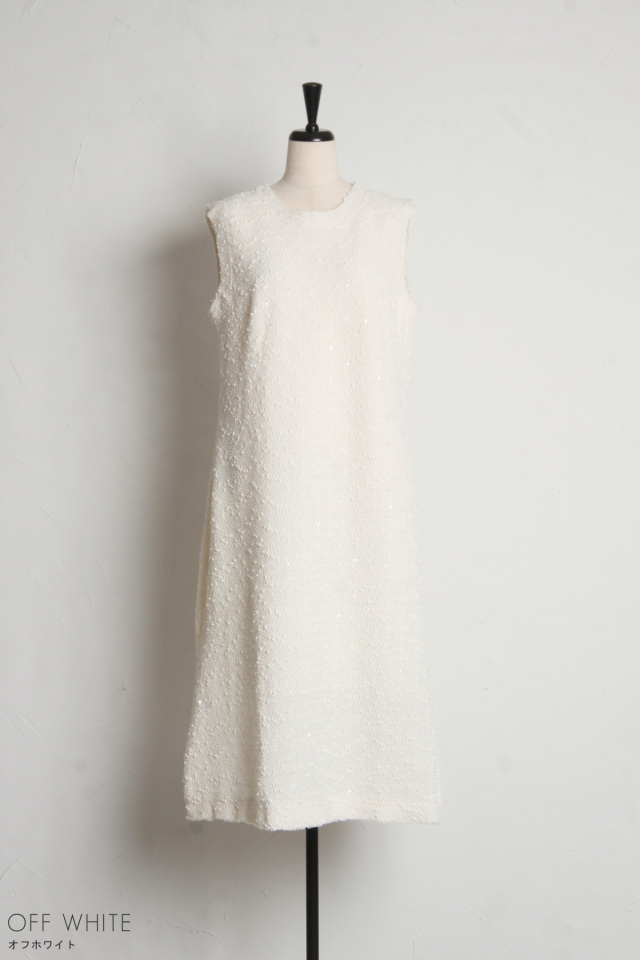 ツイードノースリーブワンピース※一部店舗のみ入荷