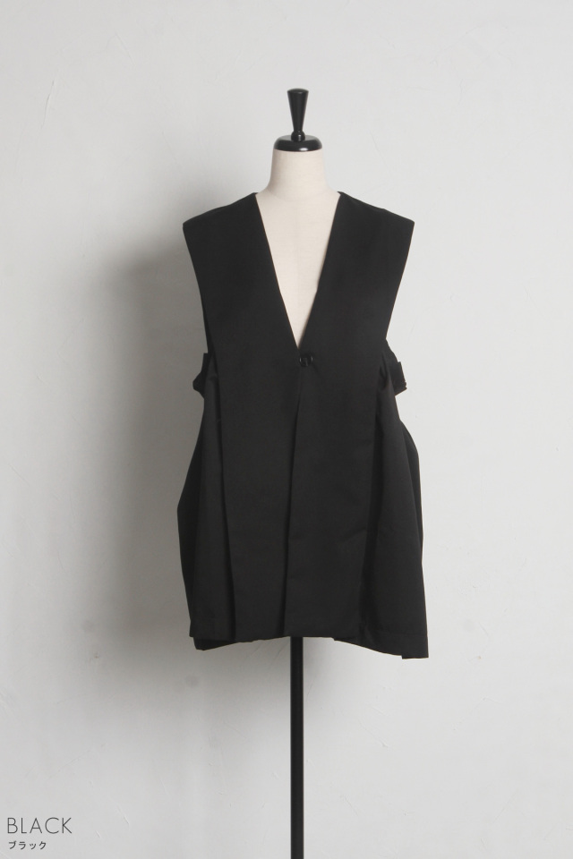 裾フレアベスト※一部店舗のみ入荷