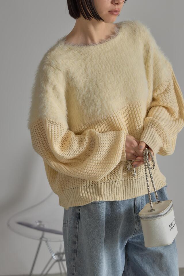 シャギーニットコート シャギーニットコート | AMBIENT オンラインストア