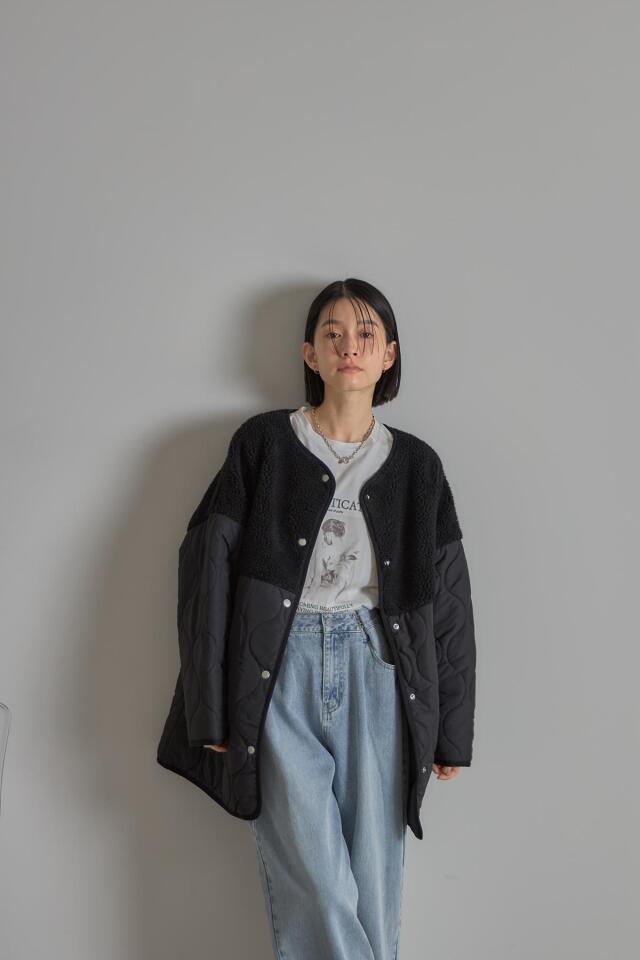 beautiful people キルティングボアチェスターコート beautiful people キルティングボアチェスターコート