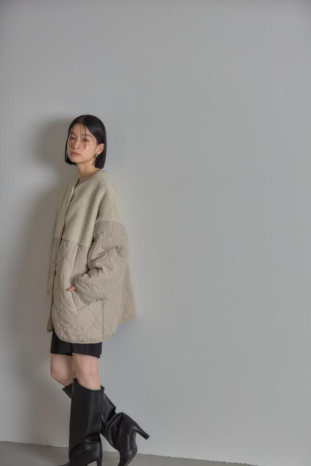 ボア切替キルティングコート※一部店舗のみ入荷