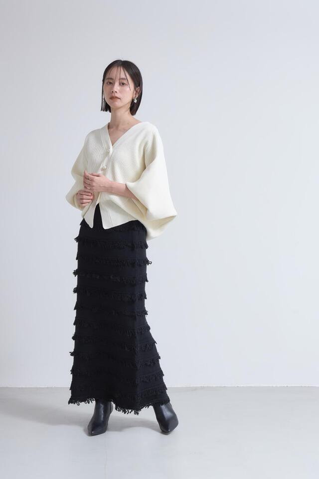 フリンジニットタイトスカート※一部店舗のみ入荷 