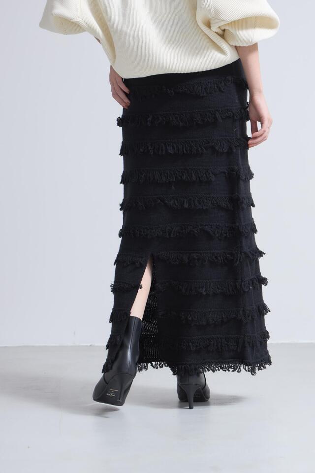 フリンジニットタイトスカート※一部店舗のみ入荷 