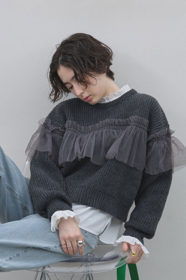 ケーブルニット