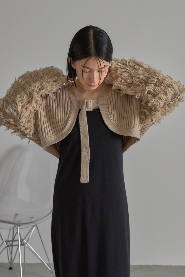 ループニットボレロカーディガン※一部店舗のみ入荷