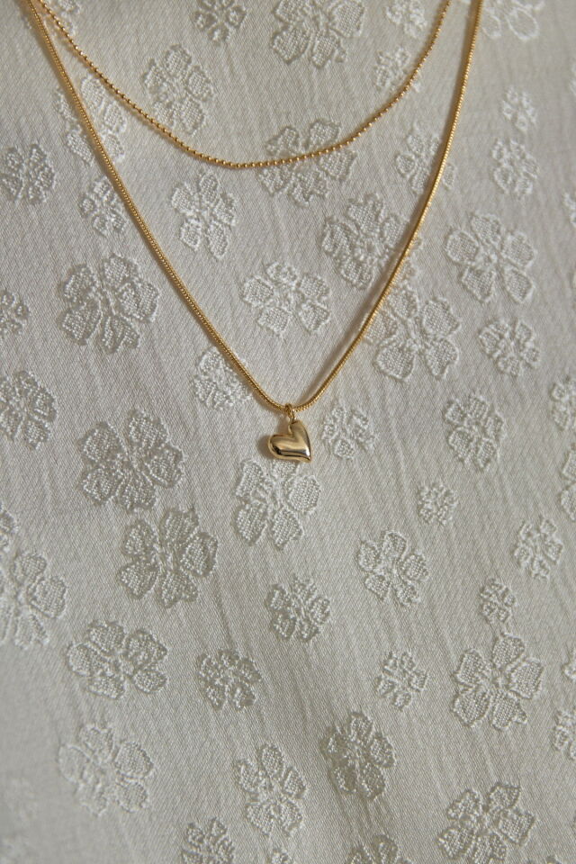 今週末限定値下げ！12月半ばまでの出品！MHT 22k ハートネックレス 今週末限定値下げ！12月半ばまでの出品！MHT 22k ハートネックレス