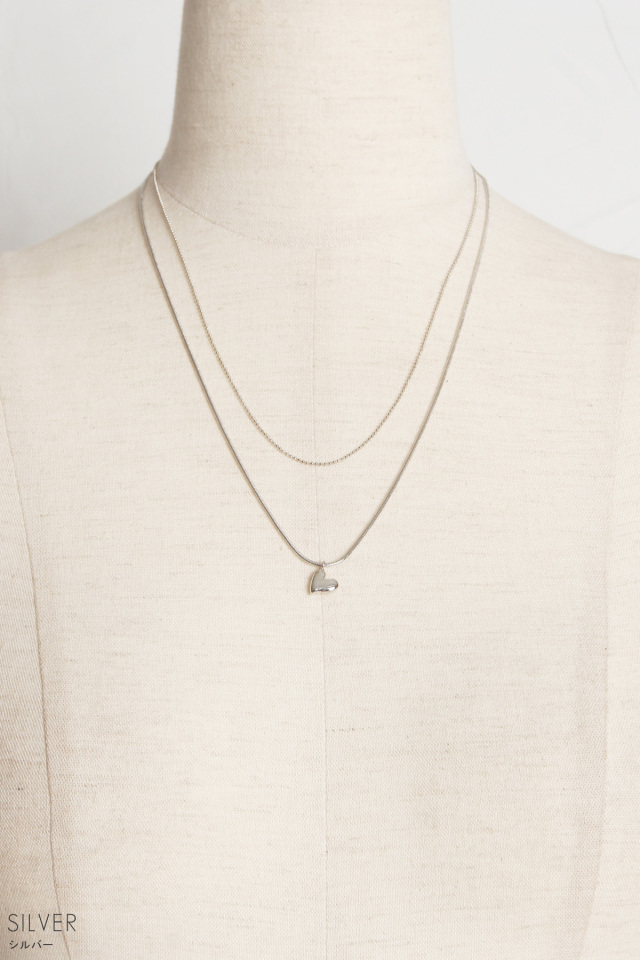 2連ハートネックレス※一部店舗のみ入荷