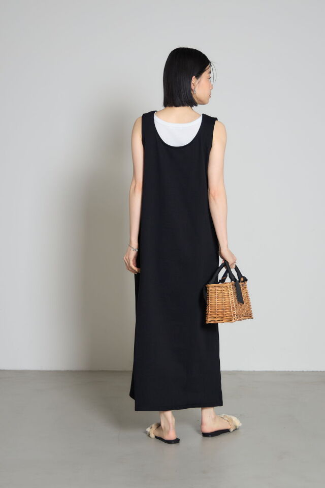 【美品】前後使用できる２WAYワンピース 水越みさとさんコラボ ]ニットトップス×前後2wayワンピースSET
