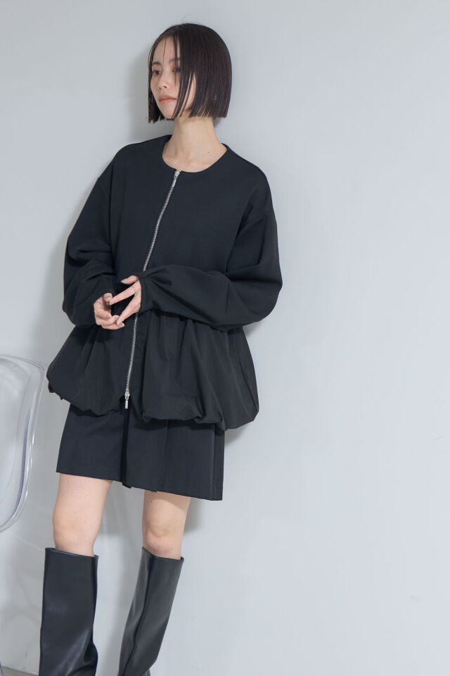 裾バルーン切替ブルゾン※一部店舗のみ入荷