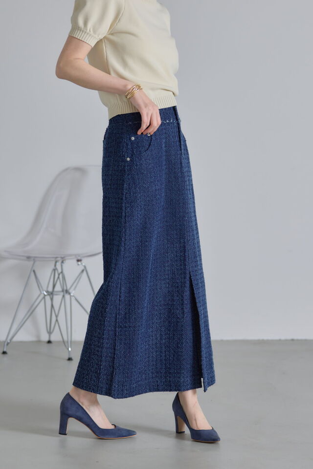 クラッシュデニムスカート※一部店舗のみ入荷