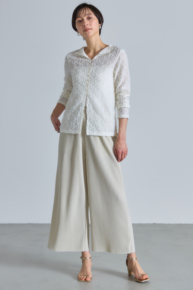 ふくれカットプリーツパンツ※一部店舗のみ入荷