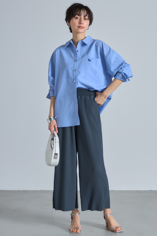 ふくれカットプリーツパンツ※一部店舗のみ入荷