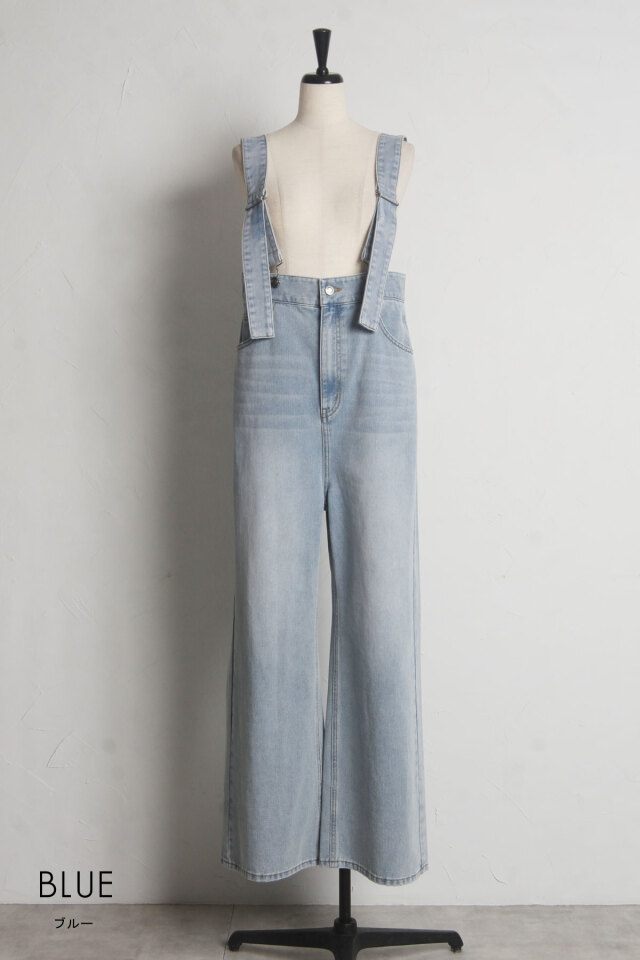 値下げ H トロピカル ハイウエスト サスペンダーパンツ H＞トロピカル