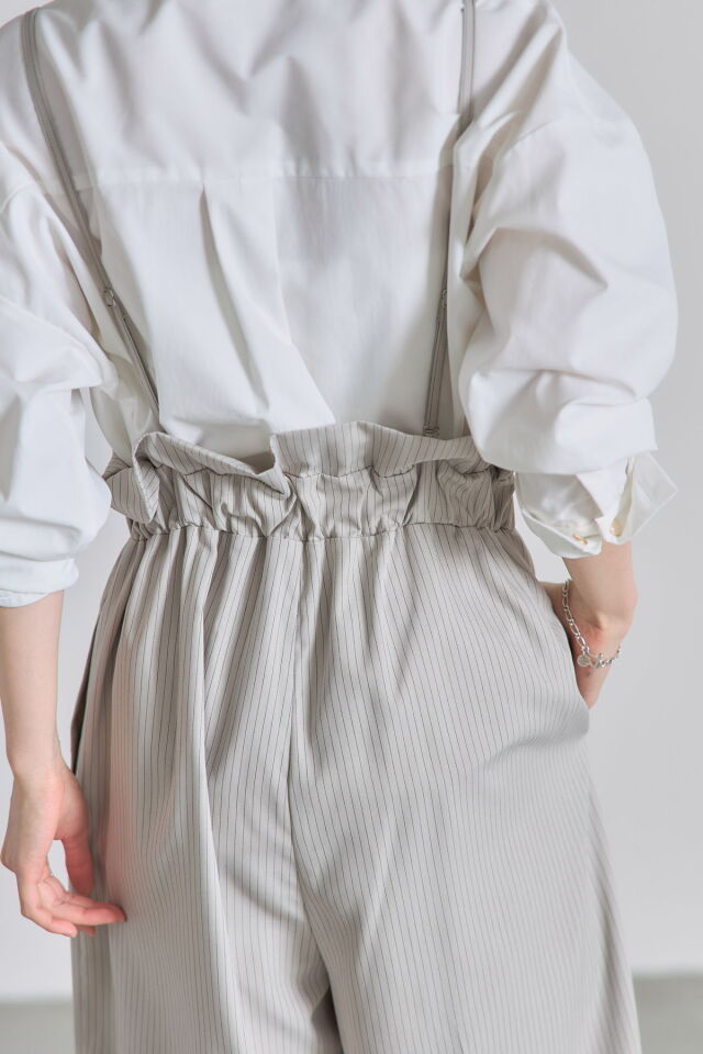 Stone  サスペンダー サスペンダー付きセンタープレスパンツ※一部店舗のみ入荷