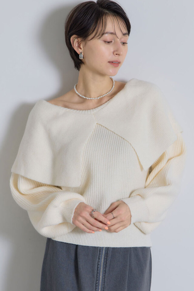 ケーブルニット