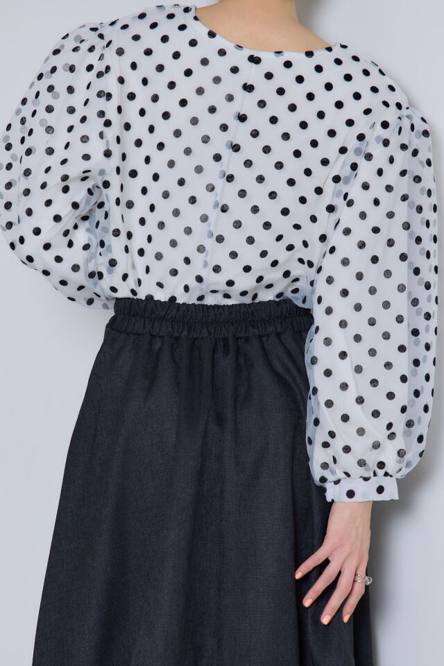 ツイードコクーンスカート※一部店舗のみ入荷