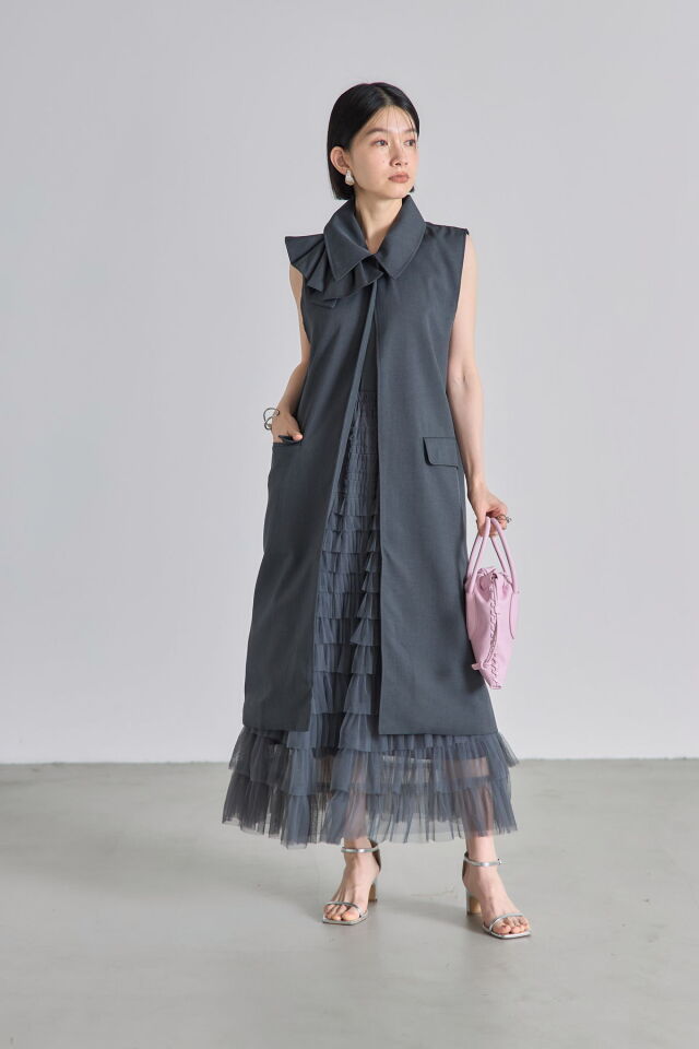 arpege story リボン付きテーラージレ　新品未使用 arpege story リボン付きテーラージレ新品未使用