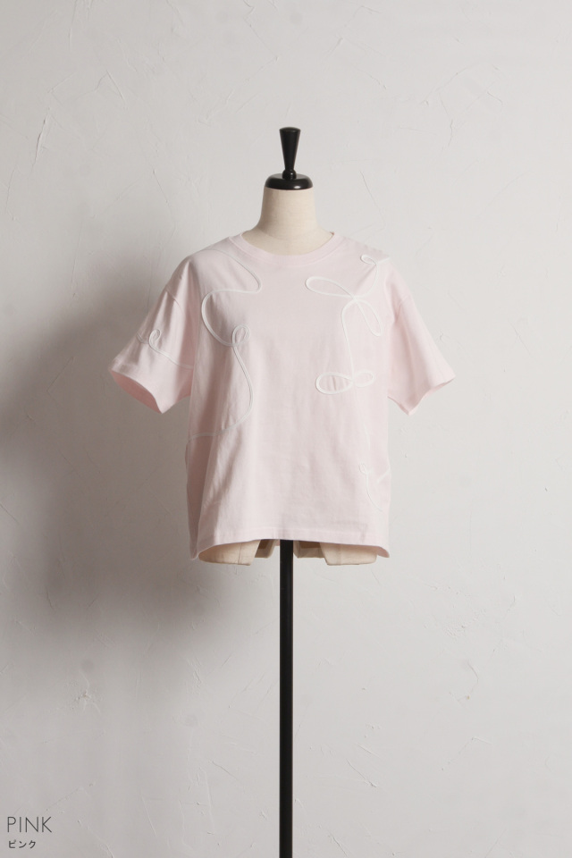 コード刺繍Tシャツ※一部店舗のみ入荷