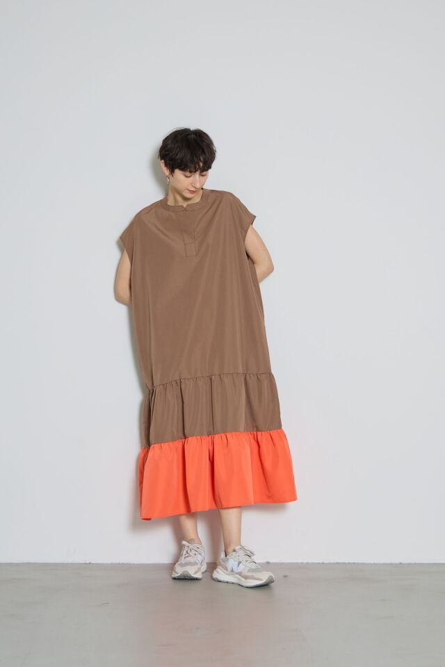 SATOKA　◇　Casablanca　ワンピース LUXE】フロッキードットギャザーワンピース（ワンピース