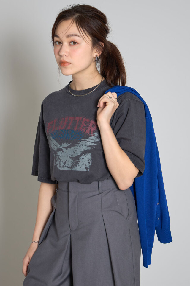 ピグメントプリントTシャツ