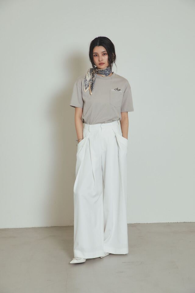 刺繍ロゴポケットTシャツ※一部店舗のみ入荷
