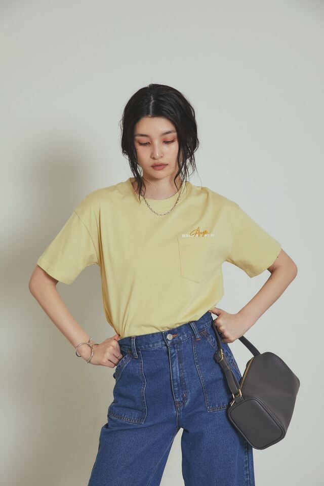 刺繍ロゴポケットTシャツ※一部店舗のみ入荷