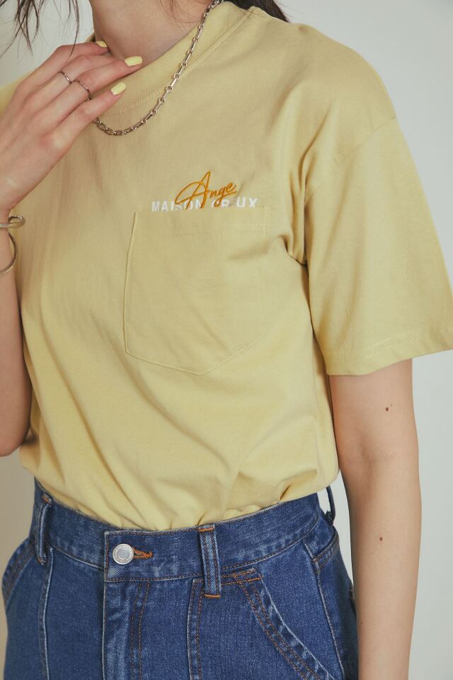 刺繍ロゴポケットTシャツ※一部店舗のみ入荷