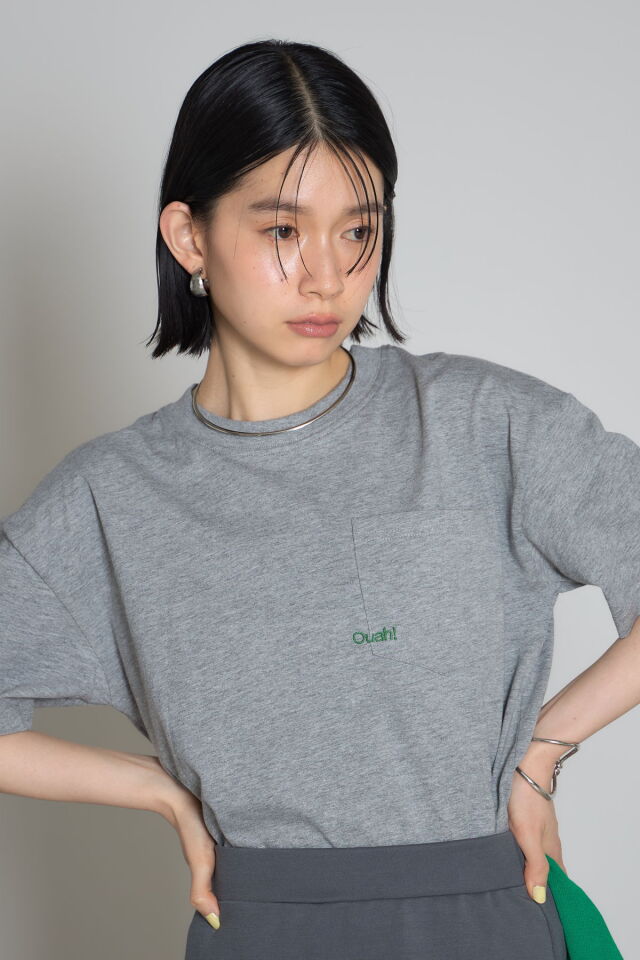 刺繍ロゴポケットTシャツ※一部店舗のみ入荷