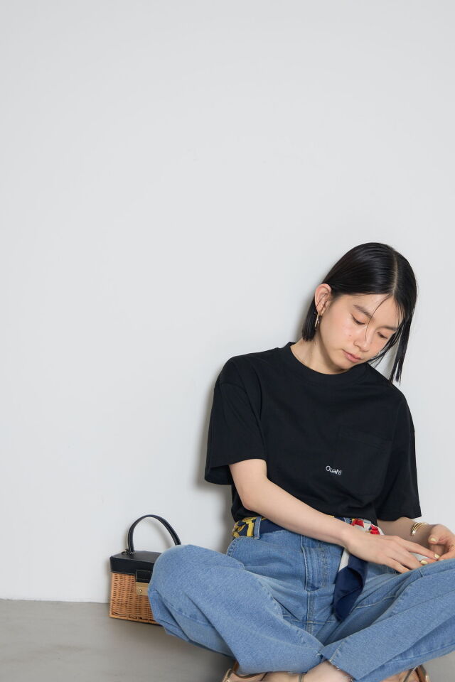 刺繍ロゴポケットTシャツ※一部店舗のみ入荷