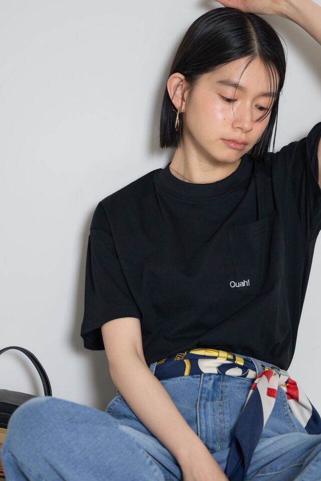 刺繍ロゴポケットTシャツ※一部店舗のみ入荷