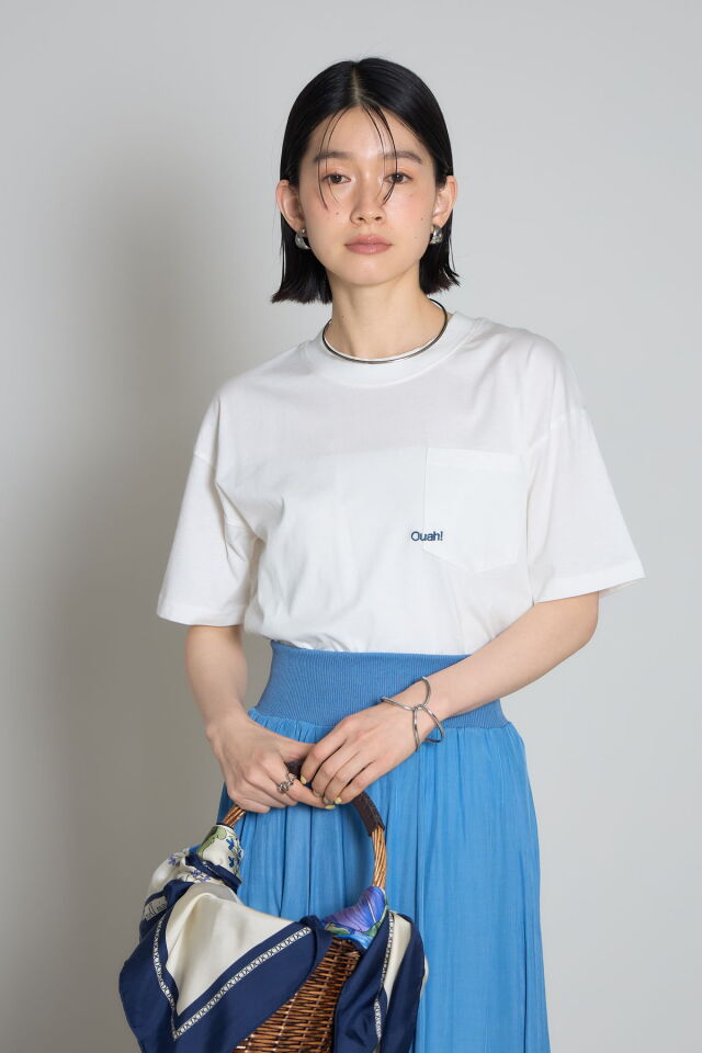 刺繍ロゴポケットTシャツ※一部店舗のみ入荷