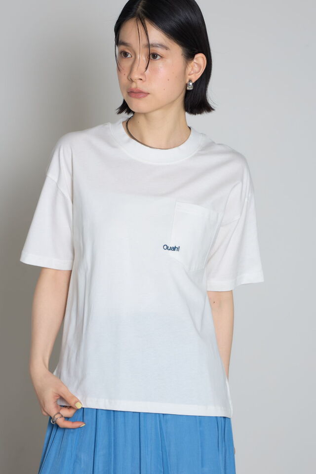 刺繍ロゴポケットTシャツ※一部店舗のみ入荷