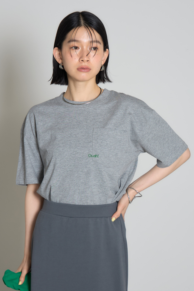 刺繍ロゴポケットTシャツ※一部店舗のみ入荷