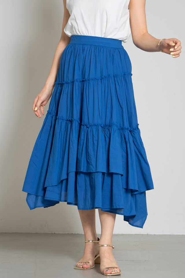 キャンブリックティアードスカート※一部店舗のみ入荷