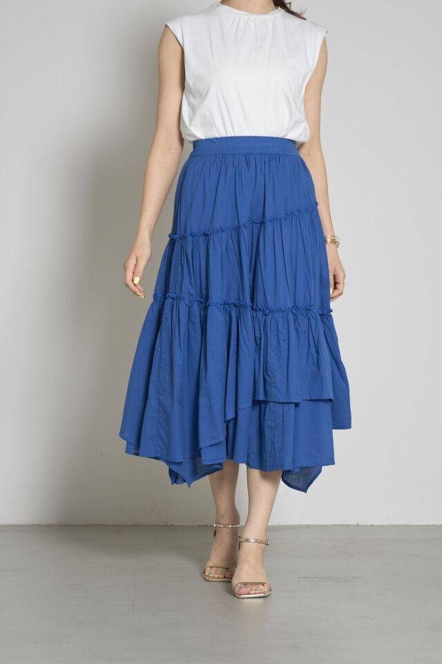 キャンブリックティアードスカート※一部店舗のみ入荷