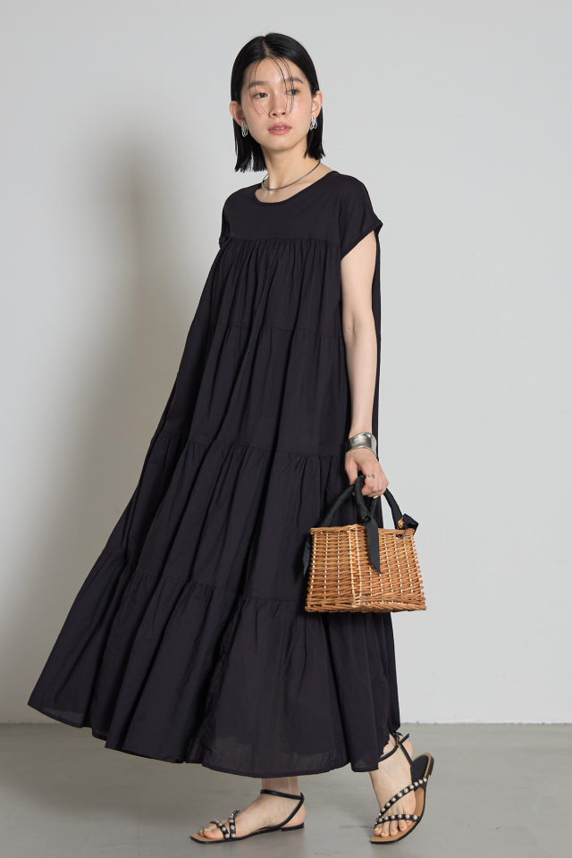 キャンブリックティアードワンピース※一部店舗のみ入荷