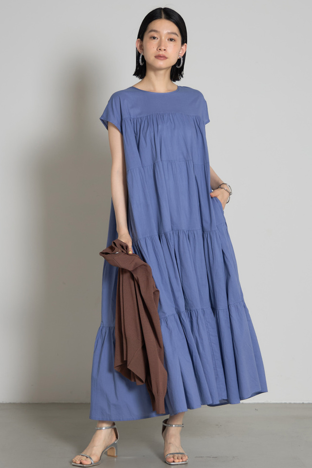 キャンブリックティアードワンピース※一部店舗のみ入荷