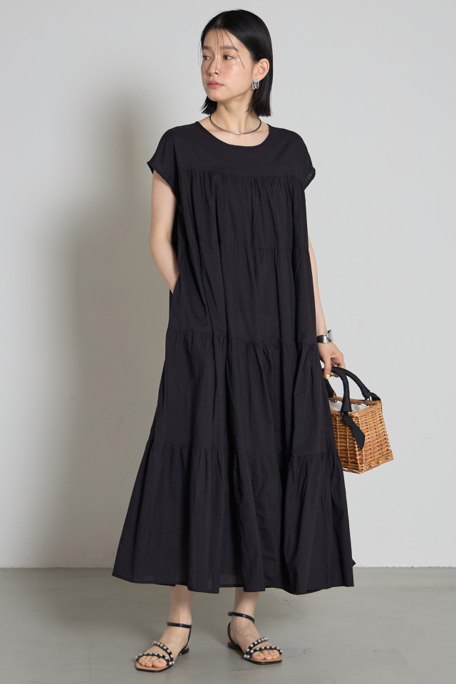 キャンブリックティアードワンピース※一部店舗のみ入荷