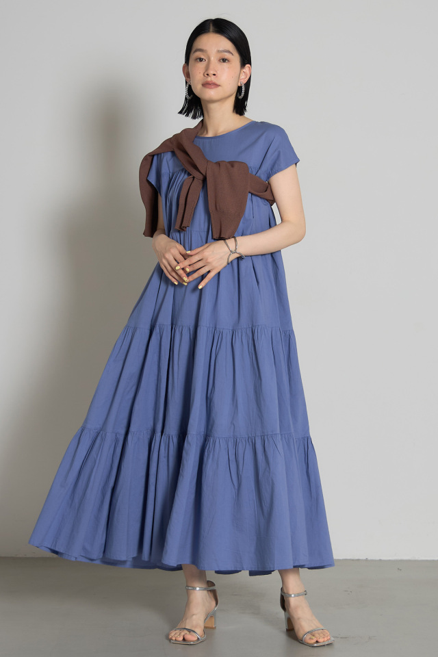 キャンブリックティアードワンピース※一部店舗のみ入荷