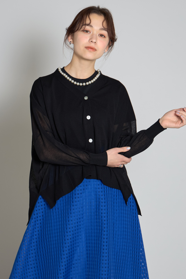 完売　DICH HENDERSON シアーカーディガン シアーカーディガン LE SOUK HOLIDAY｜クロスプラス公式通販サイト