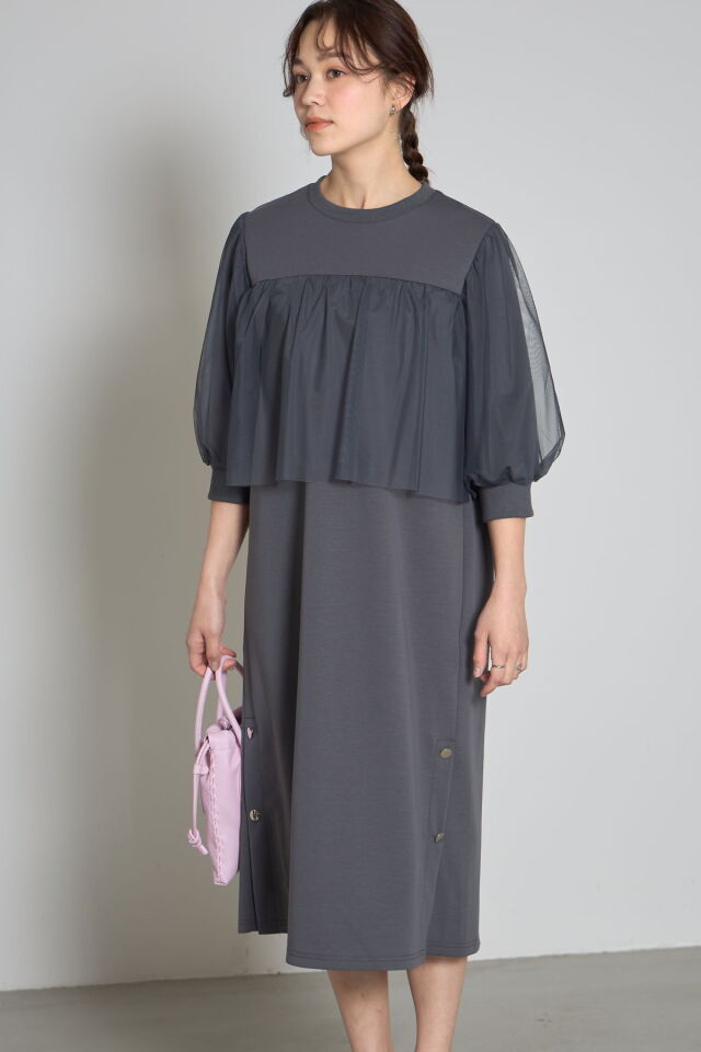 フリルギャザーワンピース※一部店舗のみ入荷