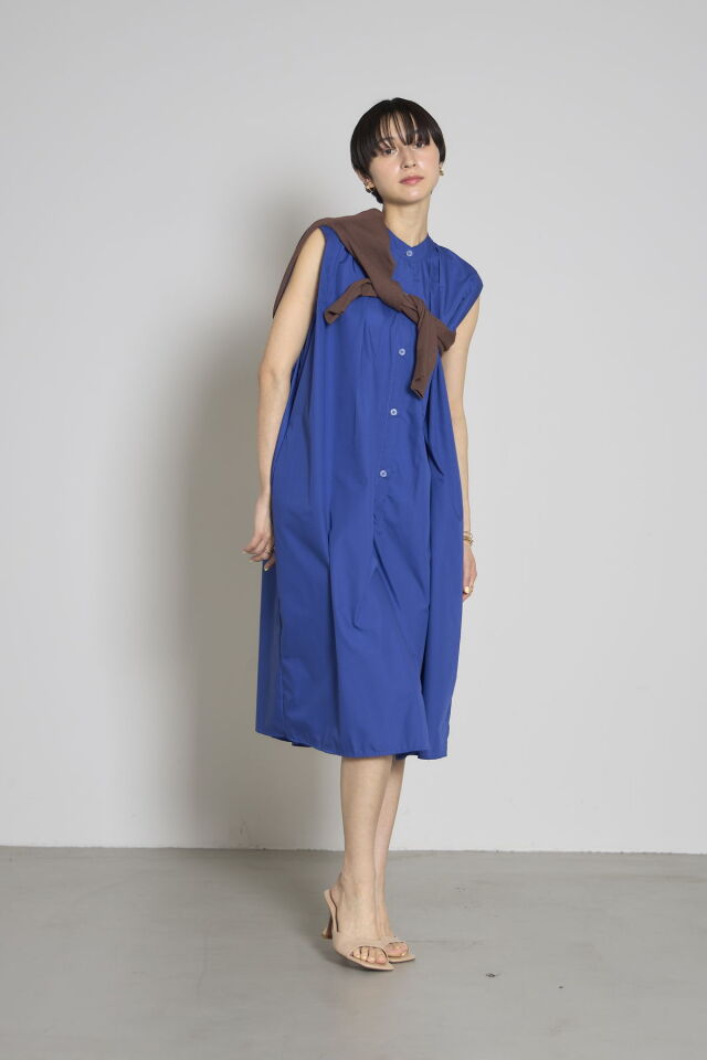 タックデザインノースリーブワンピース※一部店舗のみ入荷