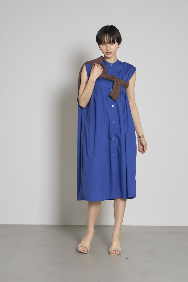 タックデザインノースリーブワンピース※一部店舗のみ入荷