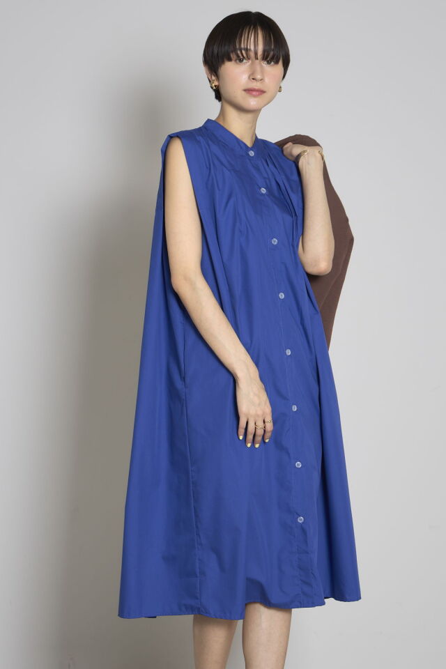 Causology ノースリーブタックワンピース ロイヤルブルー Causology ノースリーブタックワンピース ロイヤルブルー Causology