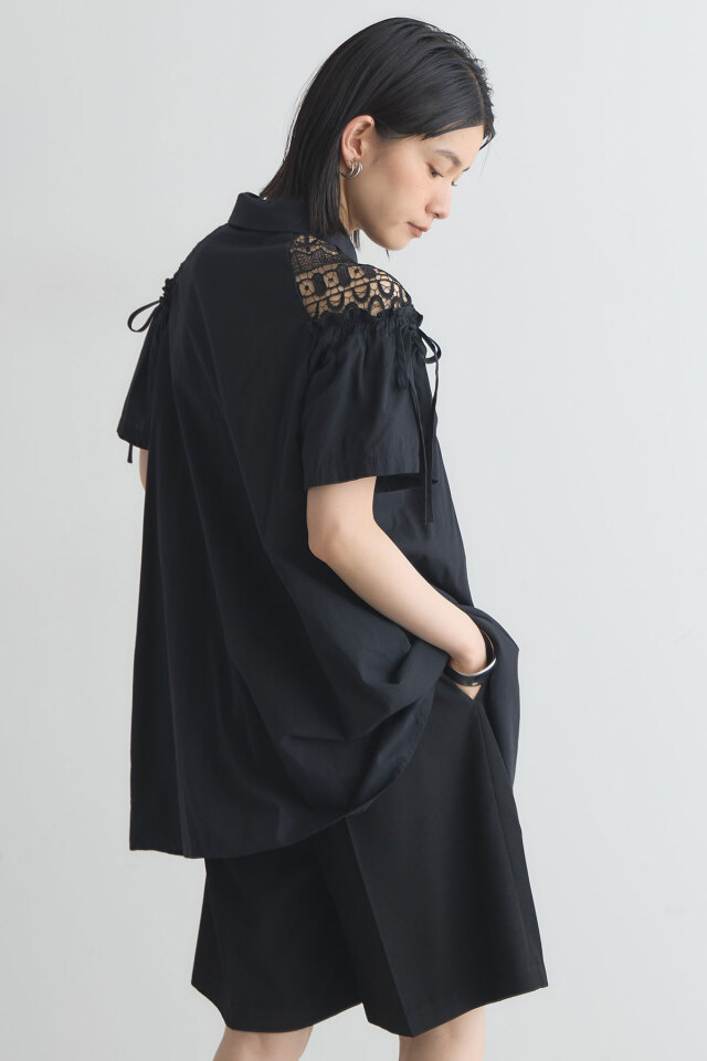 レース切替ブラウス※一部店舗のみ入荷