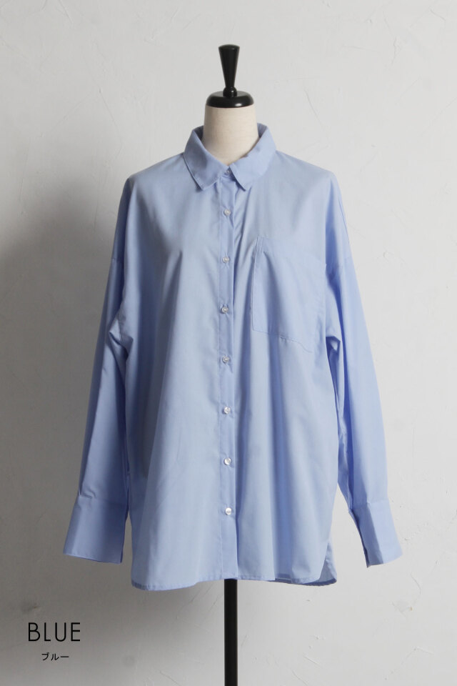 先染めストライプビッグシャツ※一部店舗のみ入荷