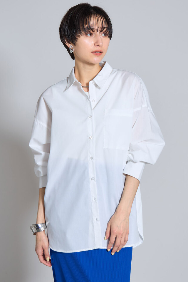 先染めストライプビッグシャツ※一部店舗のみ入荷