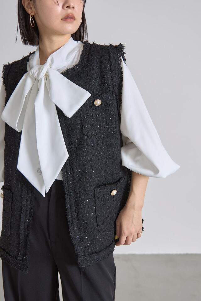 ツイードベスト※一部店舗のみ入荷